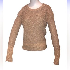 Marc by Marc Jacobs Metallic Gold Sweater Size Small,EUC